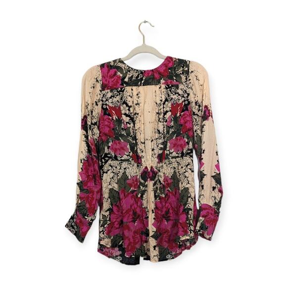 NWT Free People Floral Print Mikayla Tunic Top - Picture 2 of 10
